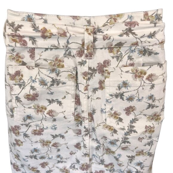 CECE Ditsy Floral-Print Belted Skirt - Picture 10 of 12